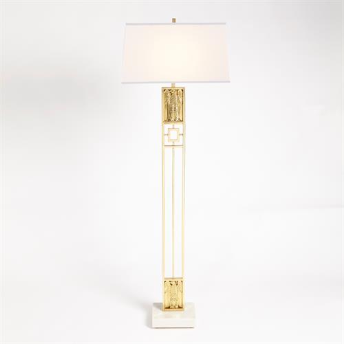 Republic Floor Lamp-Brass Republic Floor Lamp-Brass