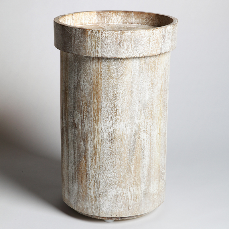 Driftwood Drum Table Driftwood Drum Table