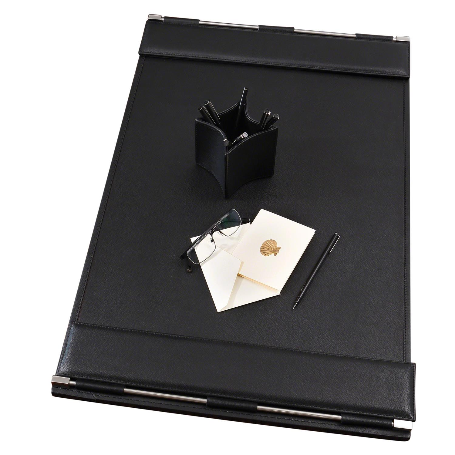 Flap Desk Blotter Black