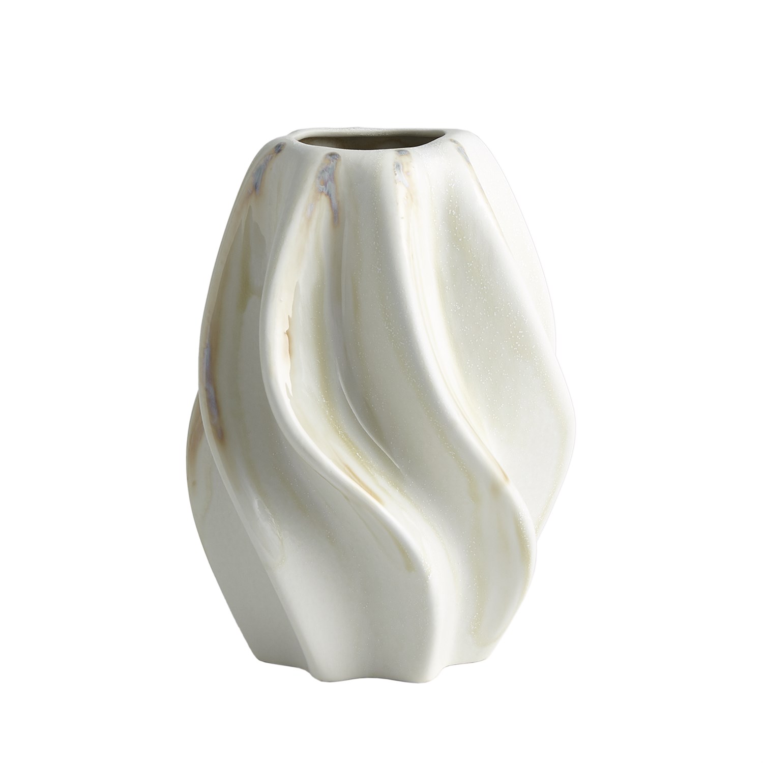 Twist Vase Ivory