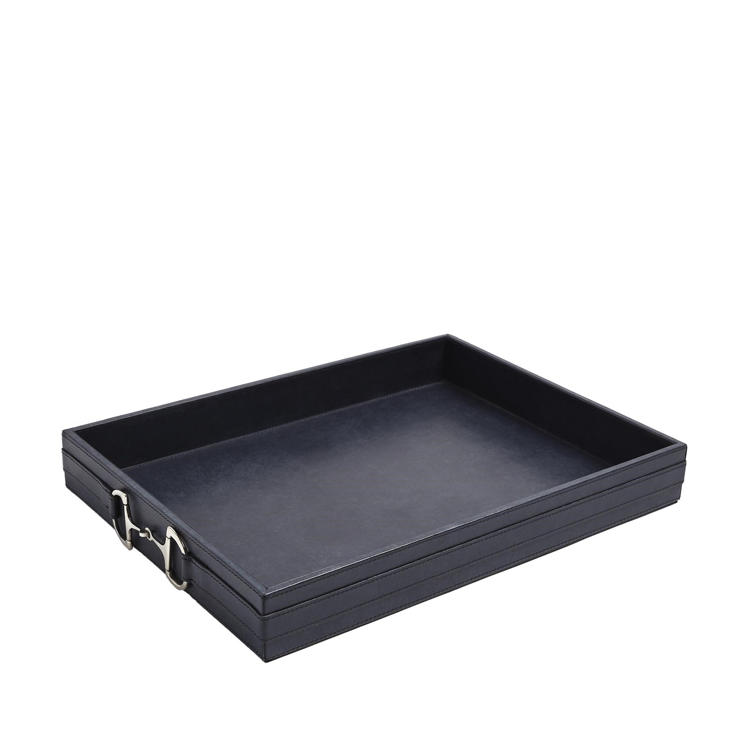 Stirrup Detail Tray-Blue Wash