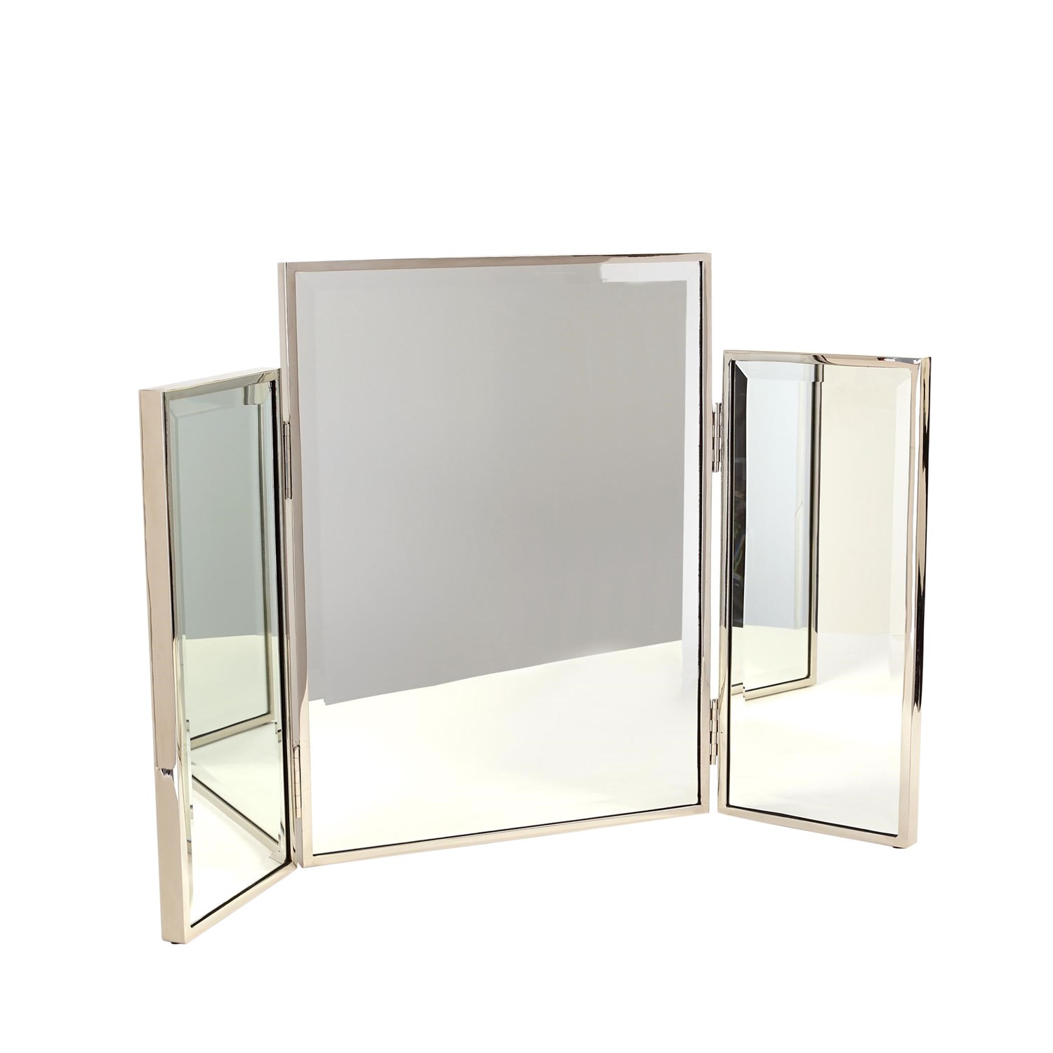 TriFold Vanity MirrorNickel