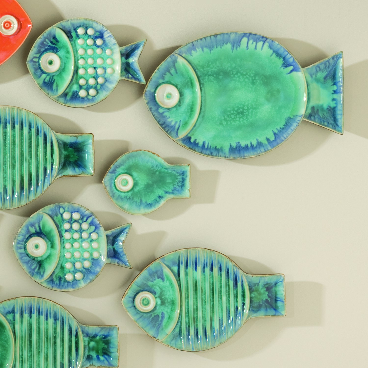 Fish plate Turquoise