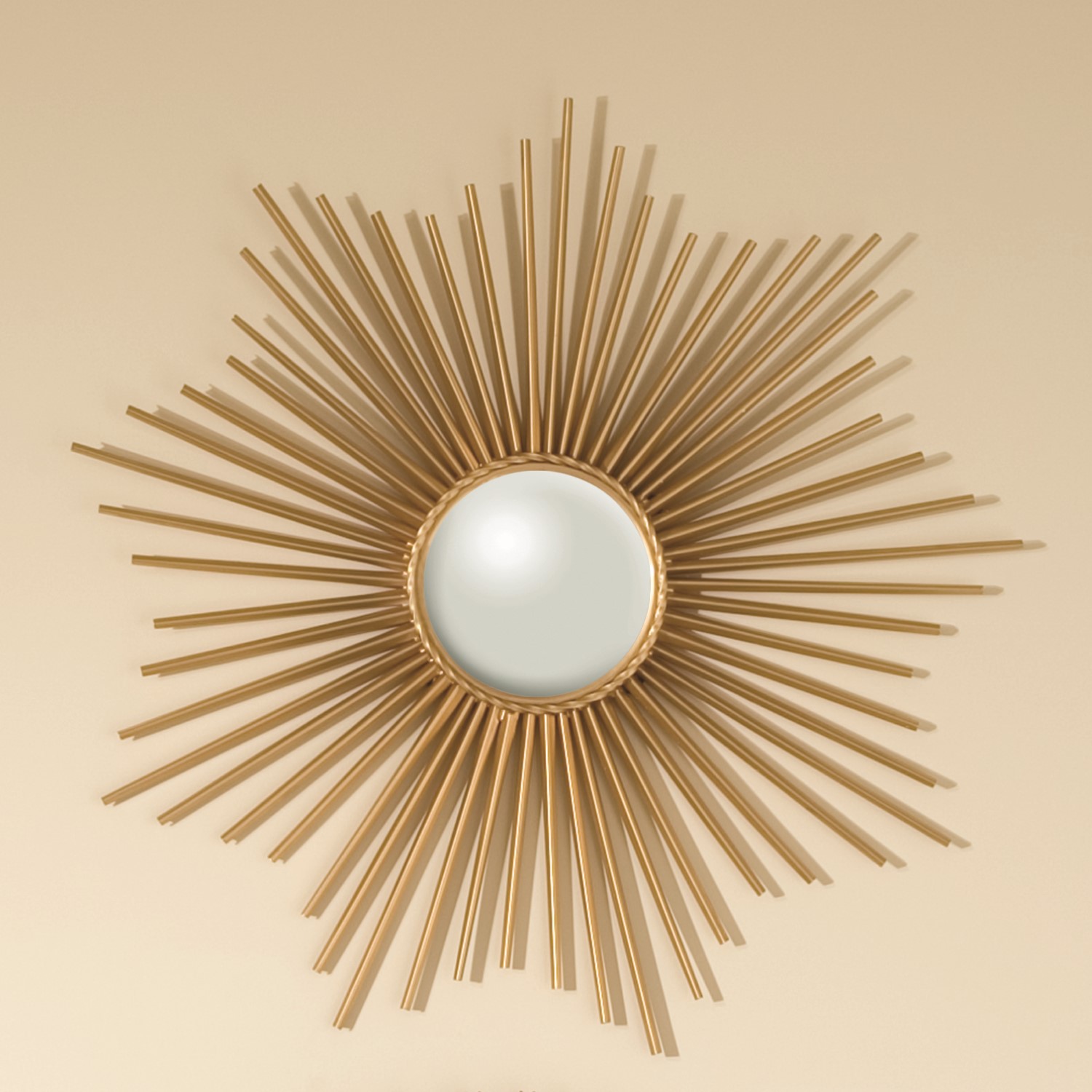 Mini Sunburst Mirror Gold