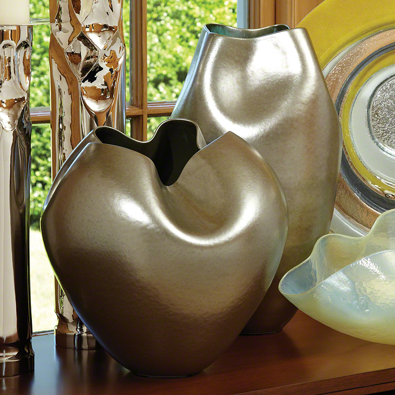 Plait Vase-Silver Haze Plait Vase-Silver Haze
