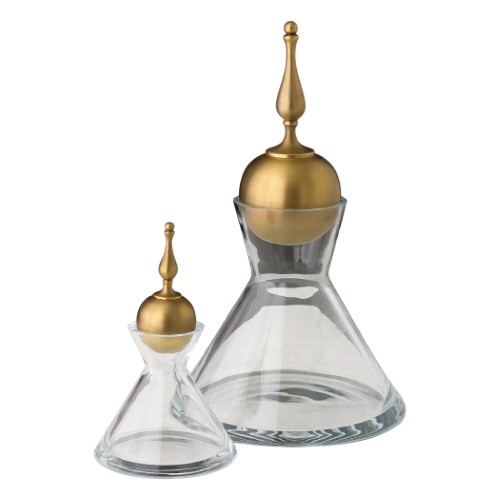 Finial Decanter-Brass Finial Decanter-Brass