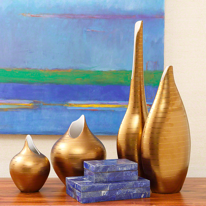 Golden Stripe Vase Golden Stripe Vase