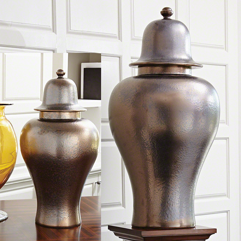 Japan Ginger Jar-Bronze Japan Ginger Jar-Bronze