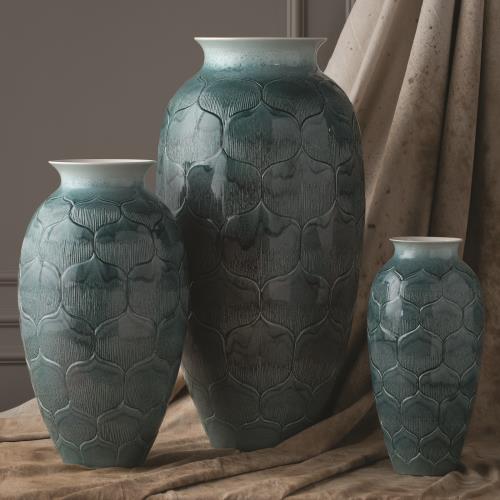 Lady Lo's Vase-Teal Lady Lo's Vase-Teal