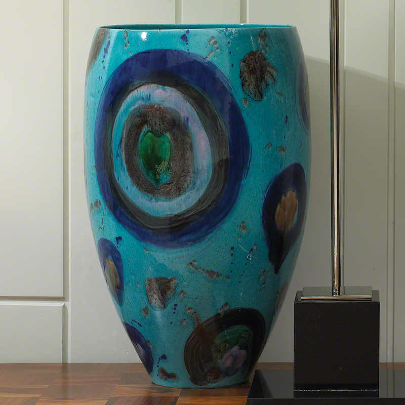 Blue Spots Vase Blue Spots Vase