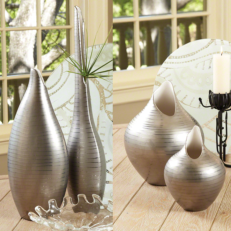 Platinum Stripe Vase Platinum Stripe Vase