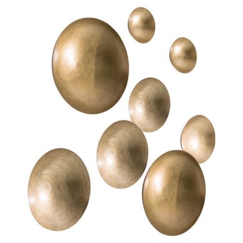 Indira Wall Bowls-Antique Brass Indira Wall Bowls-Antique Brass