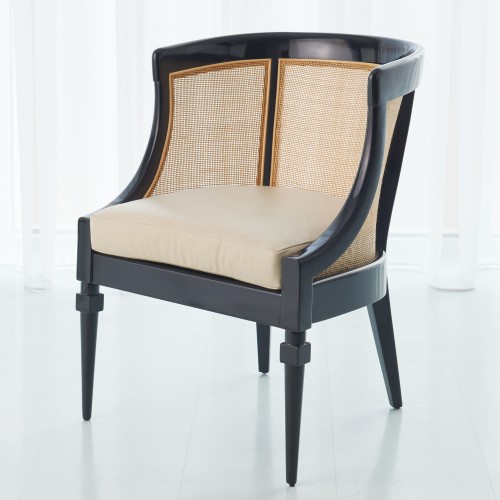 Cane Chair-Black