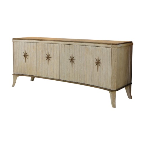 Klismos Media Cabinet-Sandblasted Oak Klismos Media Cabinet-Sandblasted Oak