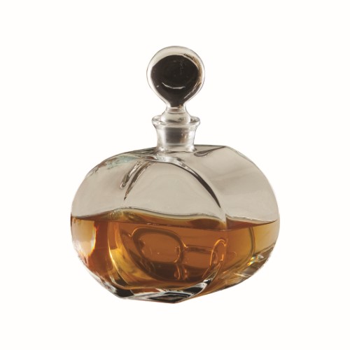 Round Glass Decanter-Offset Shape Round Glass Decanter-Offset Shape