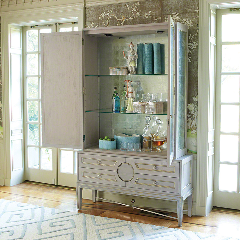 Collectors Cabinet-Grey/Top Only Collectors Cabinet-Grey/Top Only