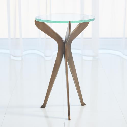 Slice Tripod Table-Light Bronze Slice Tripod Table-Light Bronze