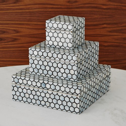 Mother of Pearl Box-Black Mother of Pearl Box-Black