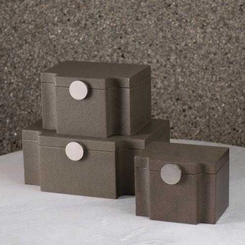Serpentine Box-Grey Pebble Serpentine Box-Grey Pebble