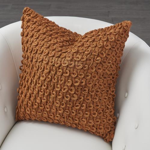 Loop Pillow-Rust Loop Pillow-Rust