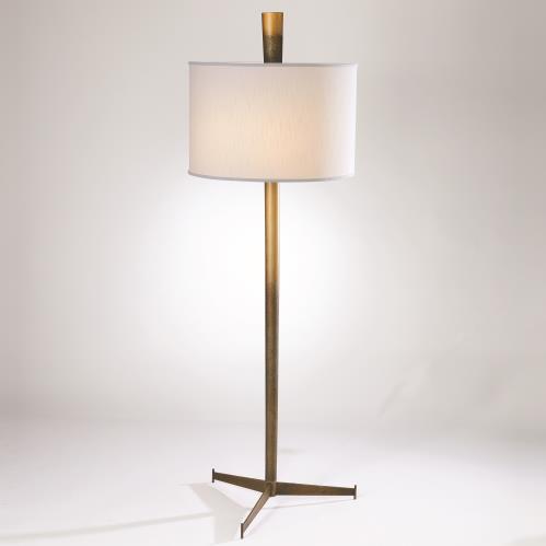 Tapered Ombre Floor Lamp-Bronze/Gold Tapered Ombre Floor Lamp-Bronze/Gold