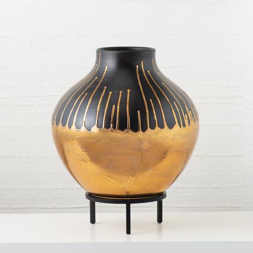 Anasazi Vessel on Stand-Gold Drops Anasazi Vessel on Stand-Gold Drops