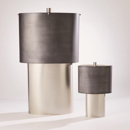 Nordic Table Lamp-Antique Nickel Nordic Table Lamp-Antique Nickel