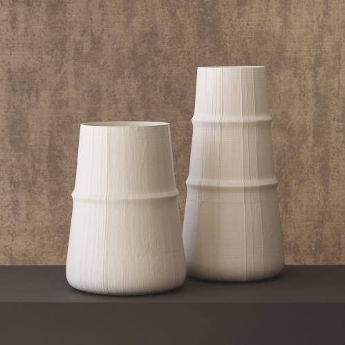 Linen Vase-Soft White Linen Vase-Soft White