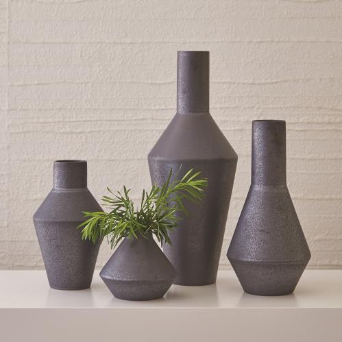 Shaker Vase-Graphite
