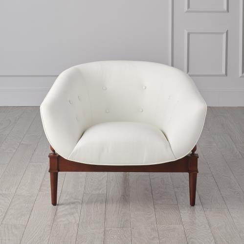 Mimi Chair-White Leather