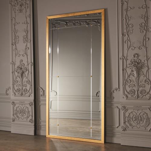 Beaumont Floor Mirror-Gold Leaf Beaumont Floor Mirror-Gold Leaf