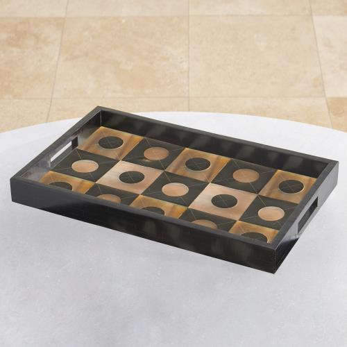 Horn/Gold Tray Horn/Gold Tray