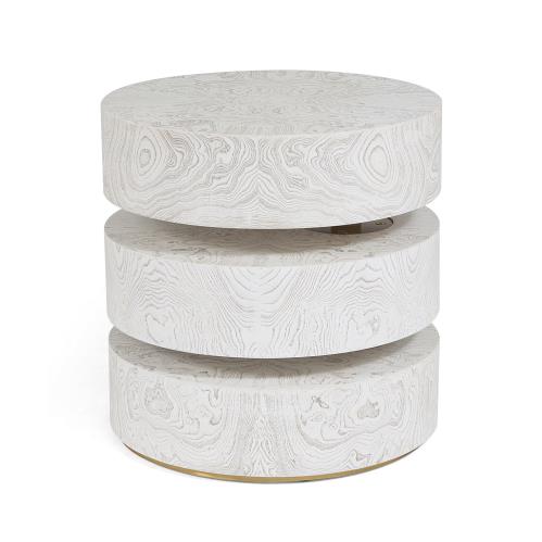 Pivot Side Table-White Pivot Side Table-White