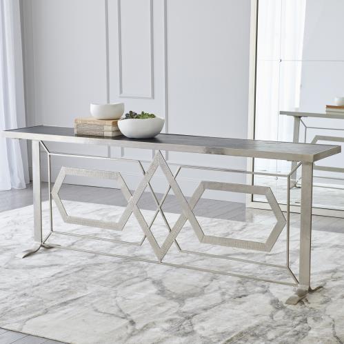 Umaid Palace Console-Nickel Umaid Palace Console-Nickel