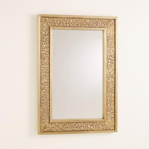 Crinkle Mirror - Brass/Bronze Crinkle Mirror - Brass/Bronze