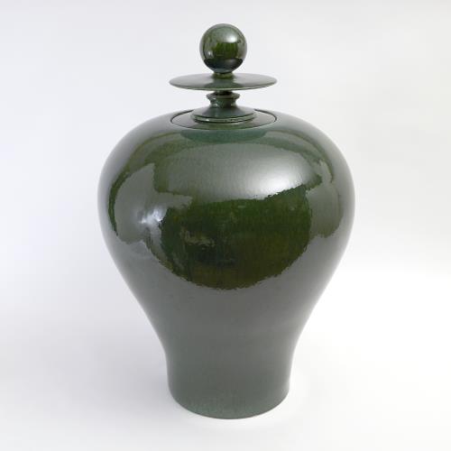 Happy Temple Jar-Emerald