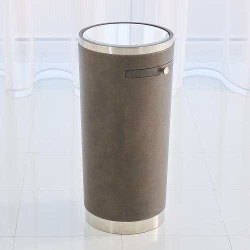 Hudson Tray Table - Nickel/Charcoal Hudson Tray Table - Nickel/Charcoal