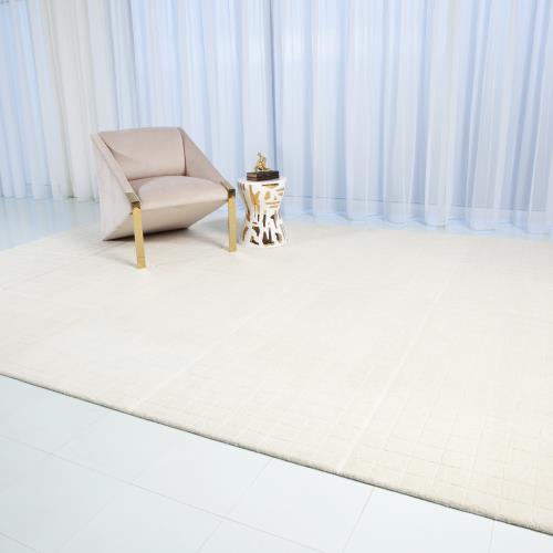 Cuff Link Rugs-Ivory