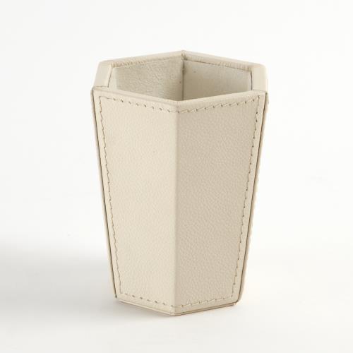 Tiffany Pencil Cup-Milk Leather Tiffany Pencil Cup-Milk Leather