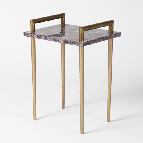 Amethyst Handlebar Side Table Amethyst Handlebar Side Table