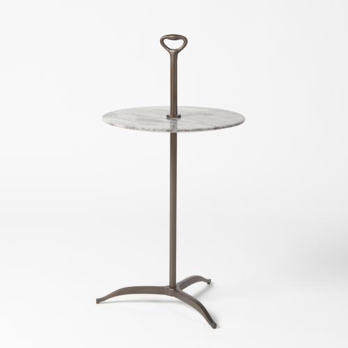 Chloe Table-Antique Brass/White Onyx Marble Chloe Table-Antique Brass/White Onyx Marble