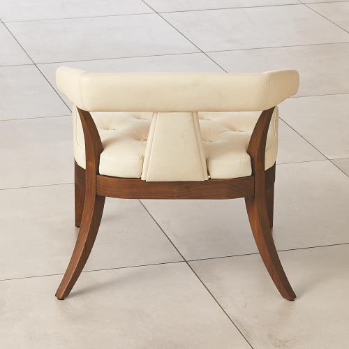 Moderno Chair - Ivory Marble Leather Moderno Chair - Ivory Marble Leather