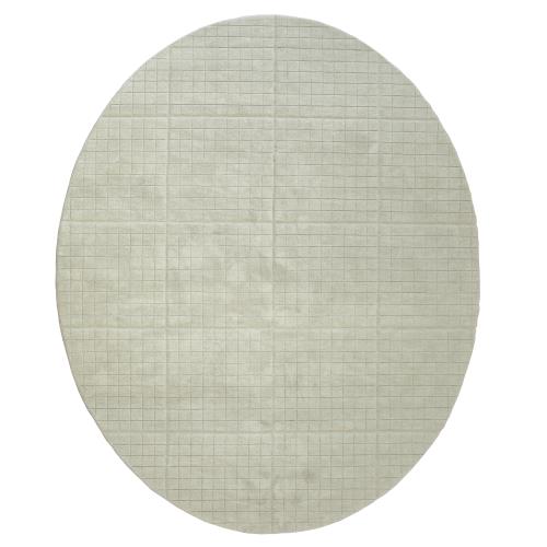Cuff Link Oval Rugs-Light Grey Cuff Link Oval Rugs-Light Grey