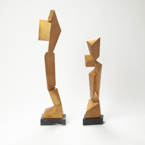 Facet Sculpture-Gold