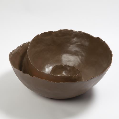 Spiral Bowl-Mocha Spiral Bowl-Mocha