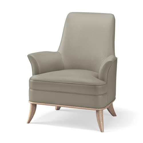 Jackie Chair-Grey-Chesterfield Grey Leather Jackie Chair-Grey-Chesterfield Grey Leather