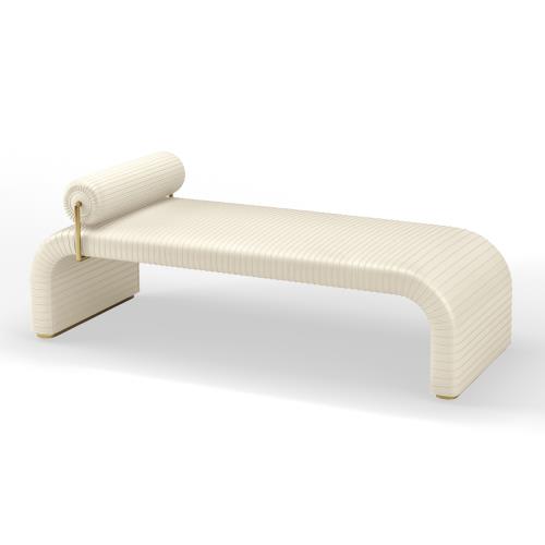 Cade Daybed-Milk Leather