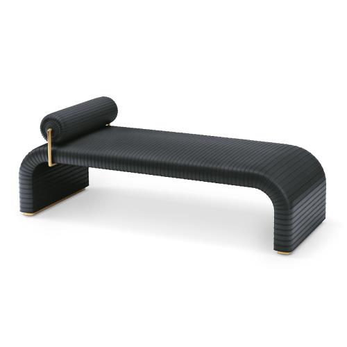 Cade Daybed-Graphite Leather
