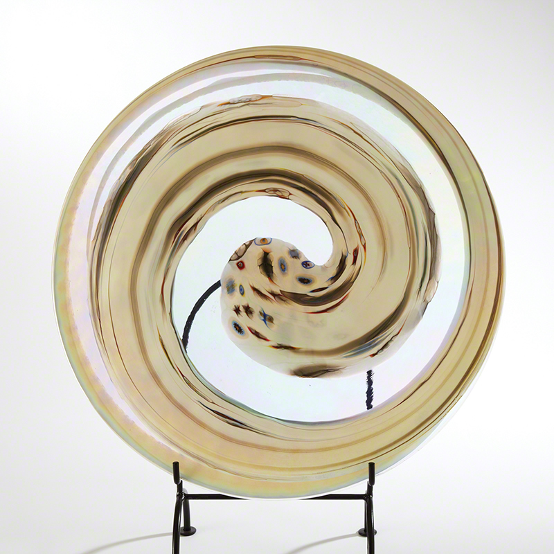 Ivory Spiral Flat Plate Ivory Spiral Flat Plate