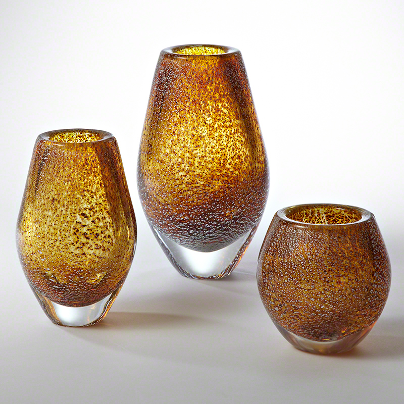Gold Net Vase Gold Net Vase